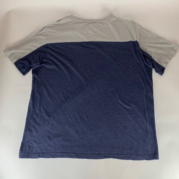 BYU Cougars NCAA Navy Blue Gray Russell Athletic Short Sleeve Crewneck Shirt 2XL - Picture 5 of 6